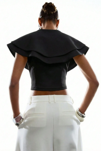 Women's Chic Sleeveless Penthouse Top