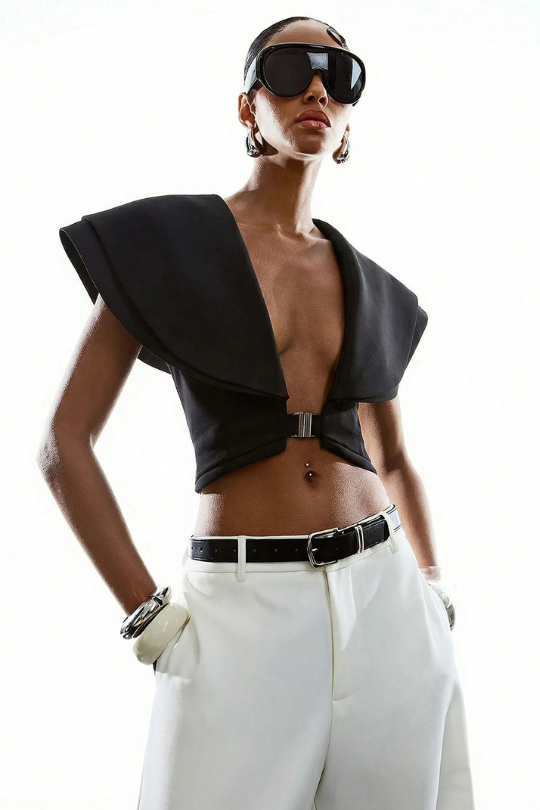 Women's Chic Sleeveless Penthouse Top