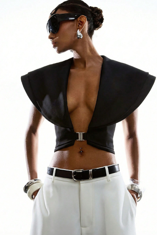 Women's Chic Sleeveless Penthouse Top