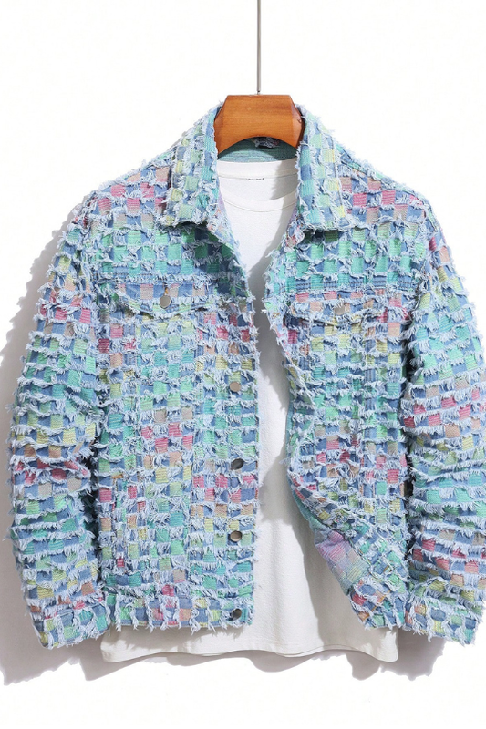 Men's Outlaw Fringe Denim Jacket