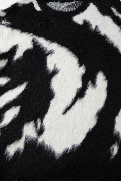 Midnight Apex Brushed Knit Sweater