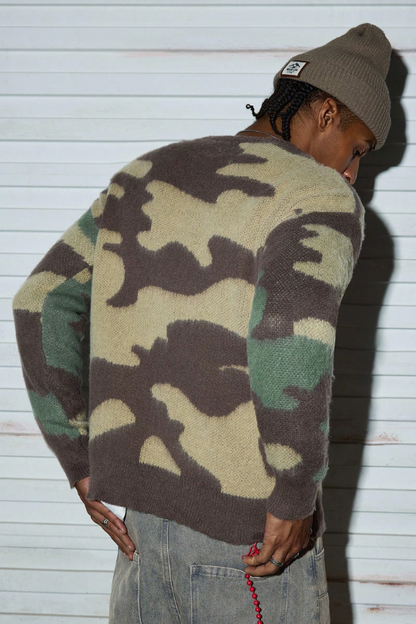 Men's Urban Camo Street Knit Sweater