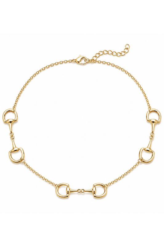 Polo Link Horse Bit Necklace