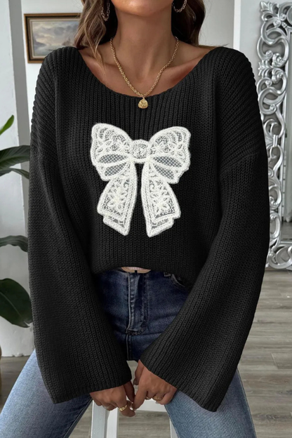 Sweet Embrace Bow Sweater
