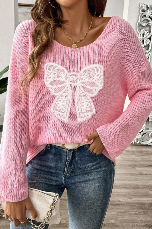 Sweet Embrace Bow Sweater