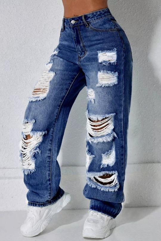 City Stride Wide Leg Jeans