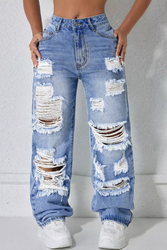 City Stride Wide Leg Jeans