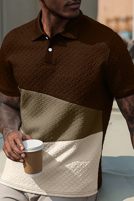 Apex Diamond Jacquard Polo Shirt