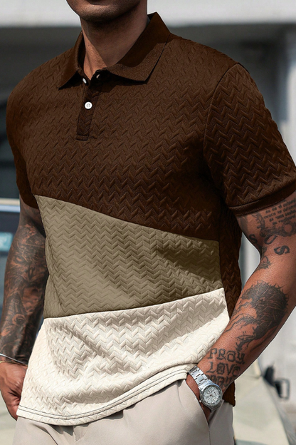 Apex Diamond Jacquard Polo Shirt