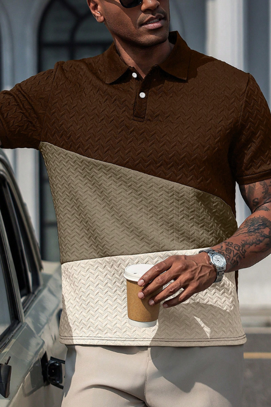 Apex Diamond Jacquard Polo Shirt