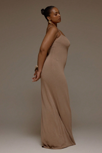 Divinity Ribbed Mermaid Maxi Gown