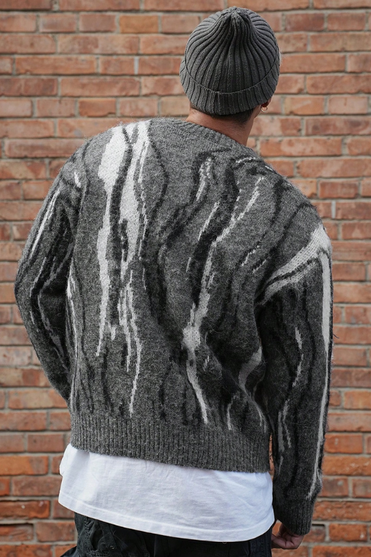 Men’s Darkline Asymmetrical Knit Sweater