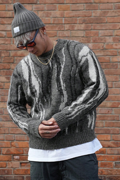 Men’s Darkline Asymmetrical Knit Sweater