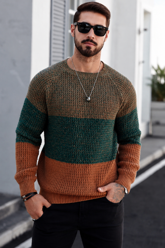 Men’s Rogue Block Raglan Knit Sweater
