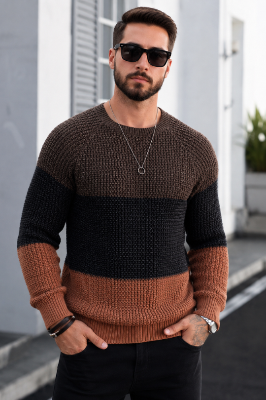Men’s Rogue Block Raglan Knit Sweater