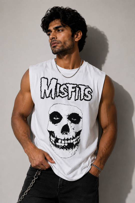 Men's Skull Graphic Sleeveless Tee