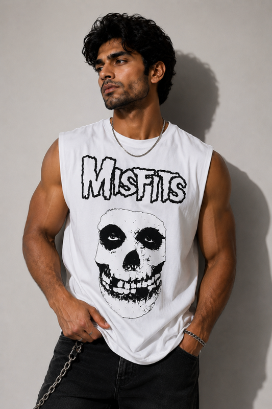Men's Skull Graphic Sleeveless Tee