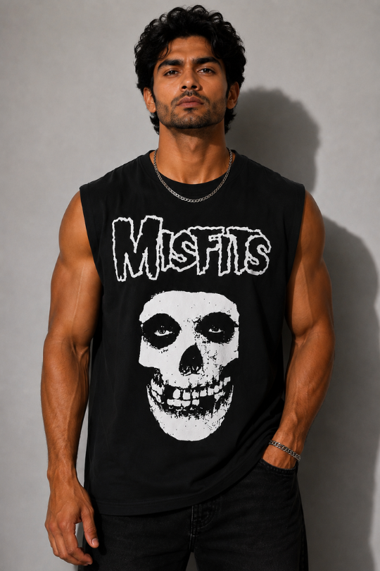 Men's Skull Graphic Sleeveless Tee