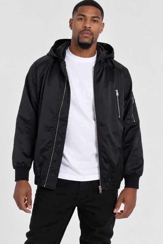 The Apex Satin Utility Windbreaker