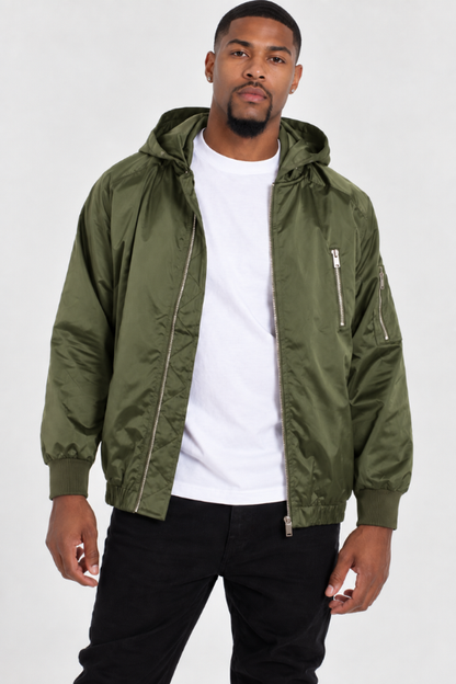 The Apex Satin Utility Windbreaker