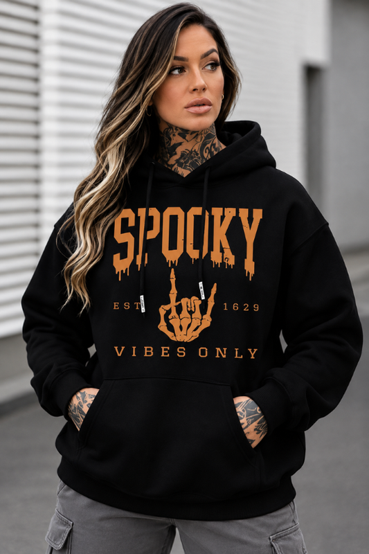 Women’s Spooky Bones Graphic Hoodie