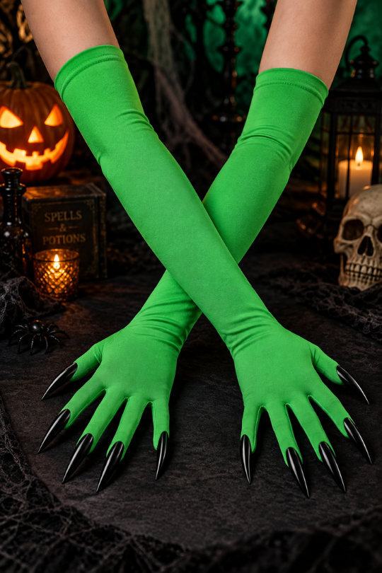 Women’s Wicked Halloween Claw Nail Gloves