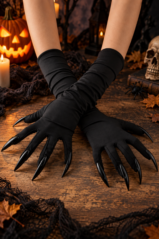 Women’s Wicked Halloween Claw Nail Gloves