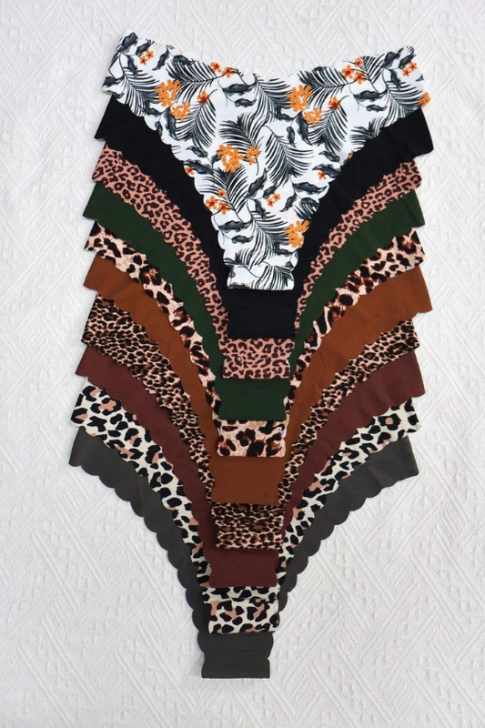 Sexy Women 10pcs/Pack Seamless Triangle Briefs