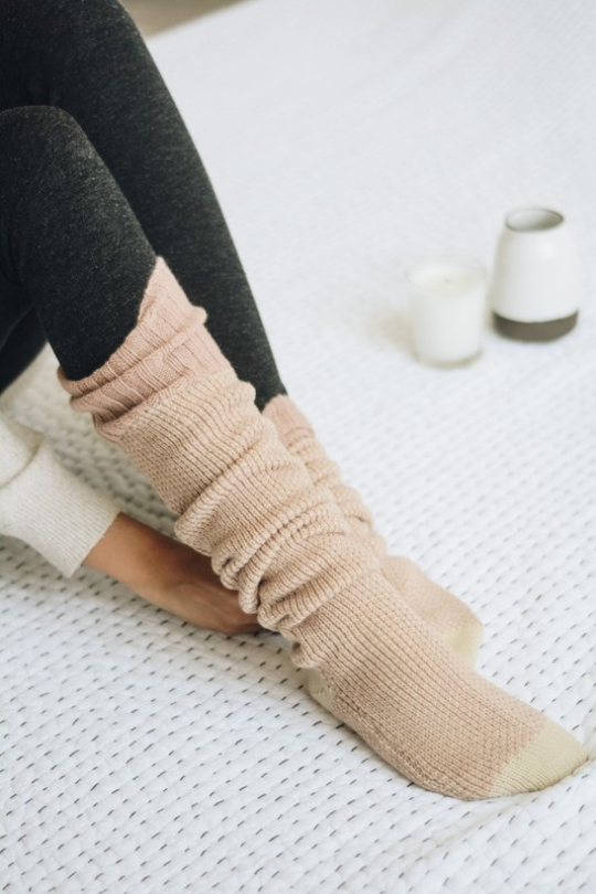 Women's Knitted Lounge Socks