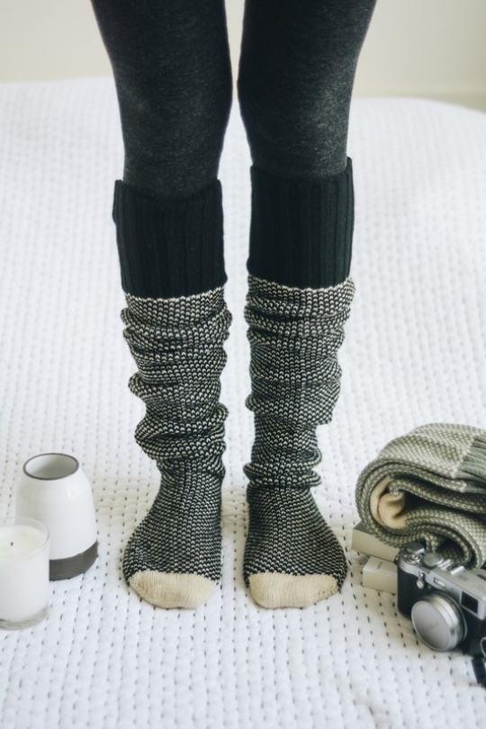 Women's Knitted Lounge Socks