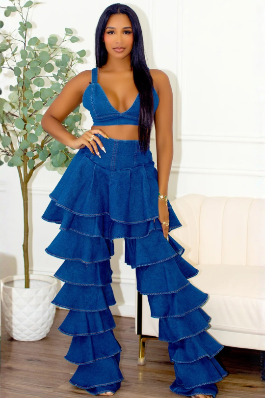 Sasha Two-Piece Ruffle Set