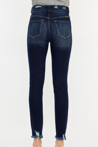 Women's Fray Hem Vintage Jeans