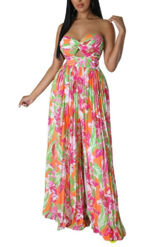 Strapless Summer Bandeau Jumpsuit