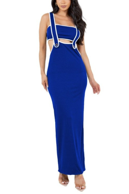 Two Piece Cropped Tube Top Dress Set