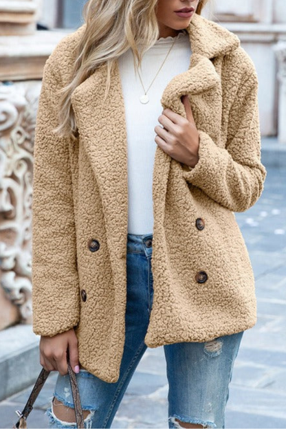 Get Ready Sherpa Lapel Coat