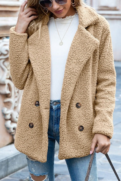 Get Ready Sherpa Lapel Coat