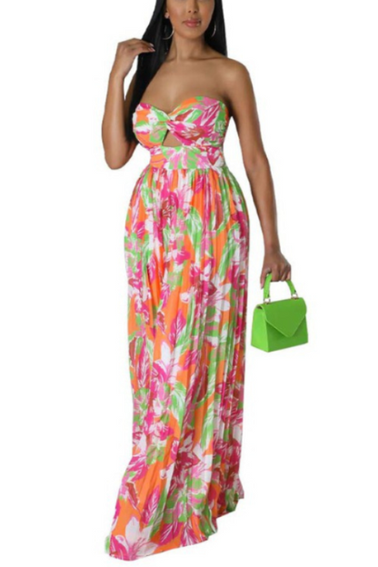 Strapless Summer Bandeau Jumpsuit