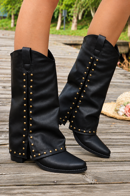 Women’s Wild West Studded Mid-Calf Boots