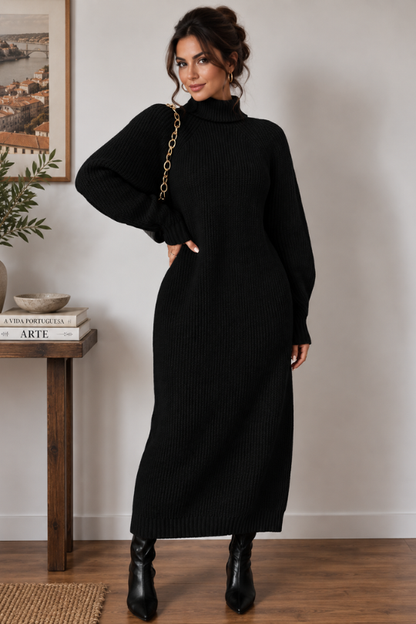 Women’s After Hours High-Neck Sweater Dress