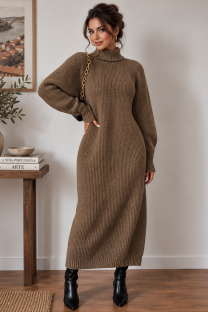 Women’s After Hours High-Neck Sweater Dress