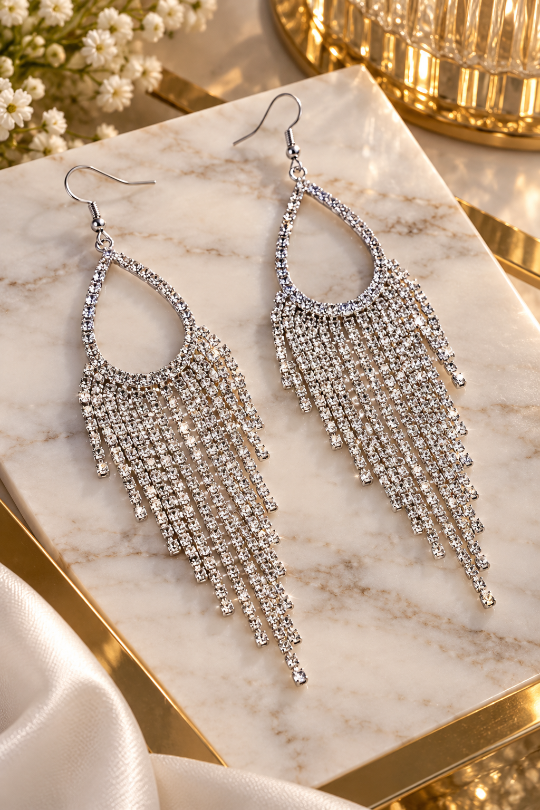 Women’s Afterglow Rhinestone Chandelier Earrings