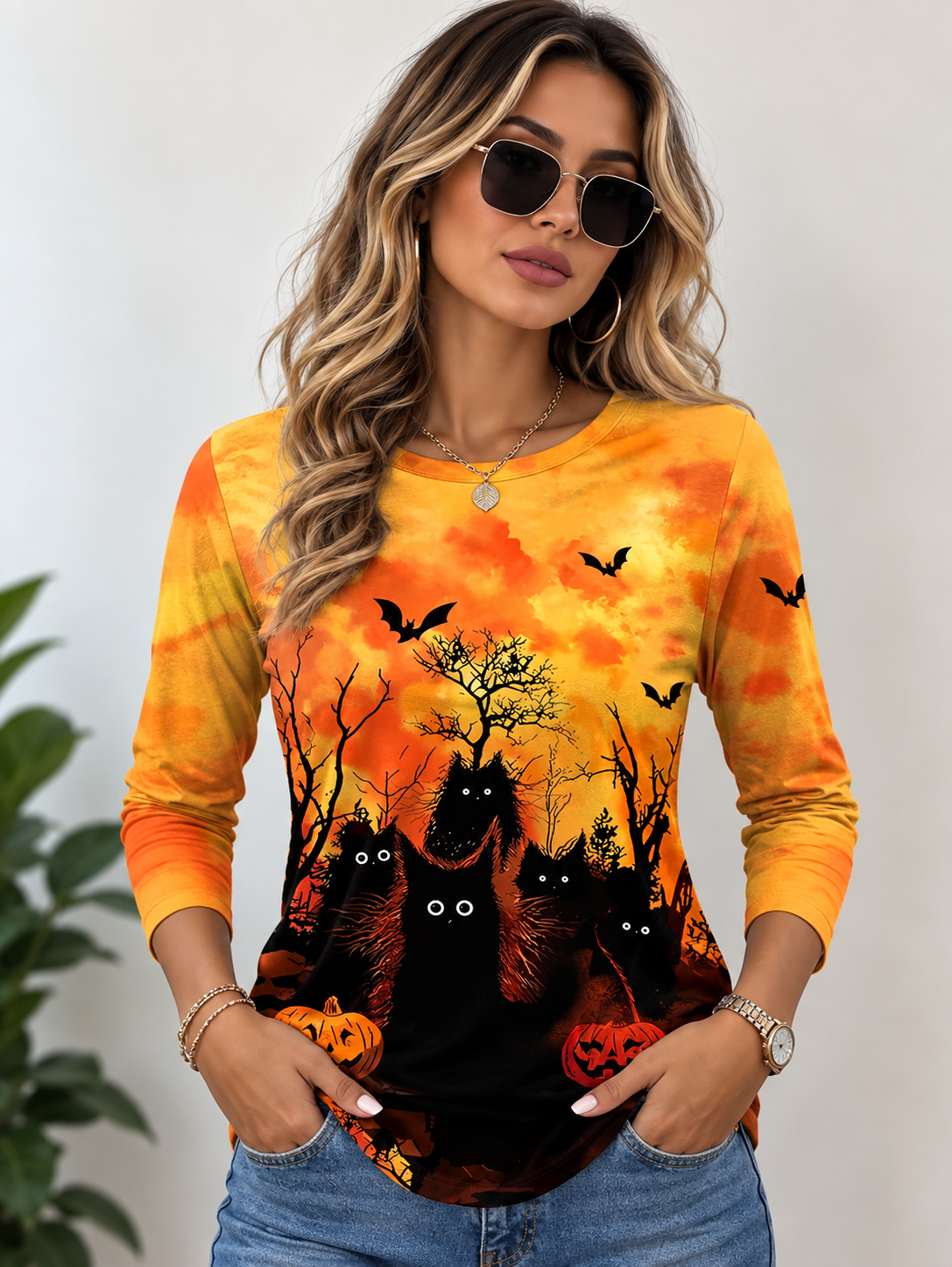 Women’s Boo Mood Halloween Top