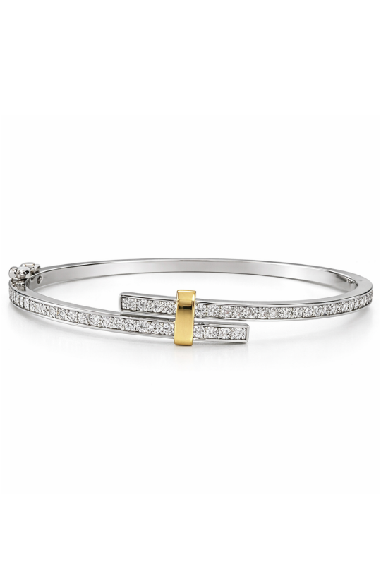 Women’s Double Take Two-Tone CZ Bracelet