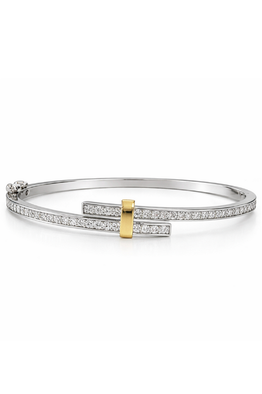 Women’s Double Take Two-Tone CZ Bracelet