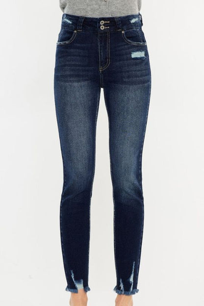 Women's Fray Hem Vintage Jeans
