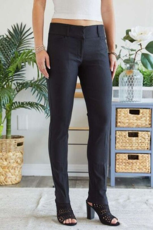 Women's Mid Rise Casual Dress Pants