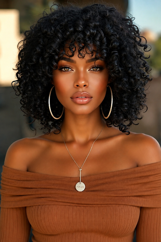 Women’s Ready & Curly Short Wig