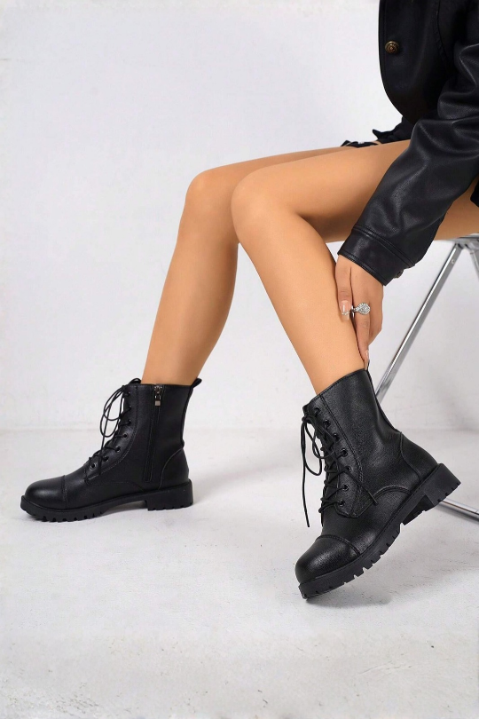 Women’s Street Instinct Lace-Up Combat Boots