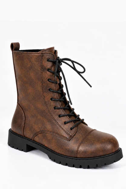 Women’s Street Instinct Lace-Up Combat Boots