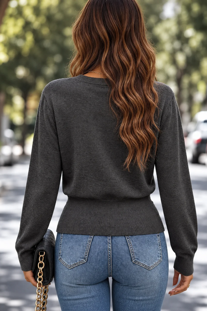 Women’s Wrapped in Confidence Ribbed Knit Top